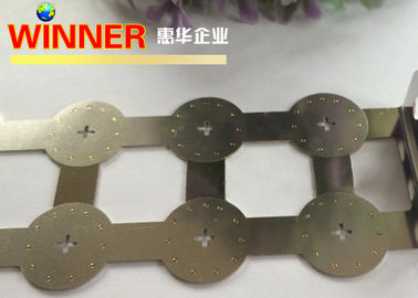 Nickel Plated Copper Battery Pack Connector Good Weldability Custom Thickness