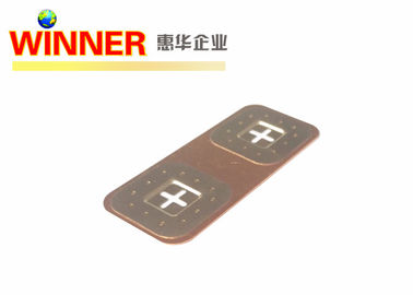 Low Resistance Nickel Plated Copper Bus Bar , 26650 Lithium Battery Connectors
