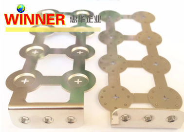 Winner Low Resistance Nickel Plated Copper Bus Bar , 26650 Lithium Battery Connectors