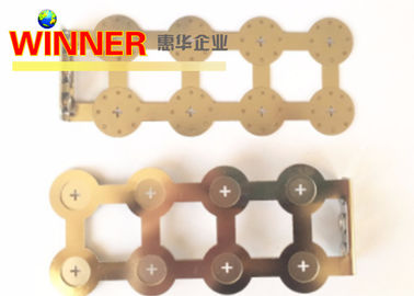 Winner Low Resistance Nickel Plated Copper Bus Bar , 26650 Lithium Battery Connectors