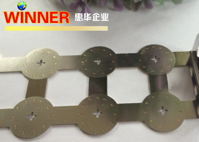 Nickel Plated Copper Battery Pack Connector Good Weldability Custom Thickness